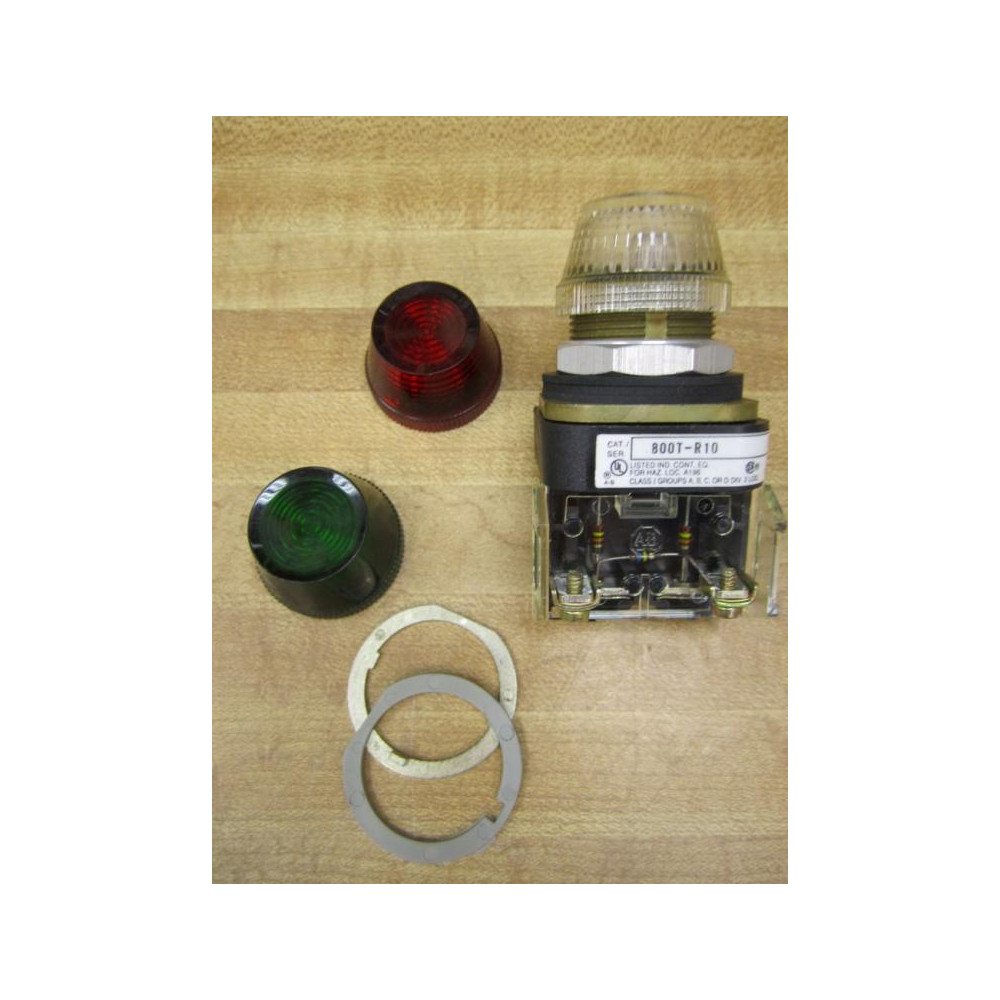 Allen Bradley 800T-R10 Pilot Light C,R,G Lens - New No Box