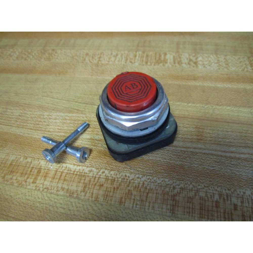 Allen Bradley 800T-B6A Push Button 800TB6A Series T Red - Used
