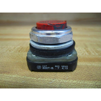 Allen Bradley 800T-B6A Push Button 800TB6A Series T Red - Used