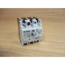 Mitsubishi NF30-FAU3P15A No-Fuse Breaker 15 AMP - Used