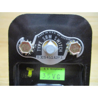 General Electric SBM-B3C54S1A2P1 Type SBM Switch B3C54S1A2P1 - New No Box