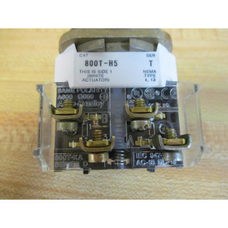 Allen Bradley 800T-H5 Selector Switch 800TH5 W800T-XA - New No Box