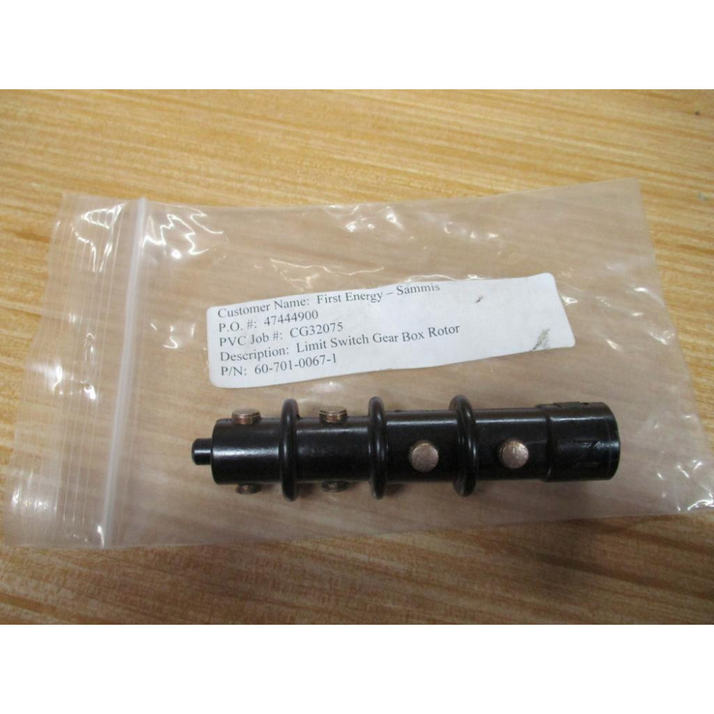 Areva 60-701-0067-1 Limit Switch Gear Box Rotor