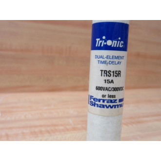 Gould Shawmut Ferraz TRS15R Fuse Cross Ref 4YZL3 (Pack of 3) - New No Box