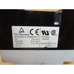 Mitsubishi NF30-FAU3P15A No-Fuse Breaker 15 AMP - Used