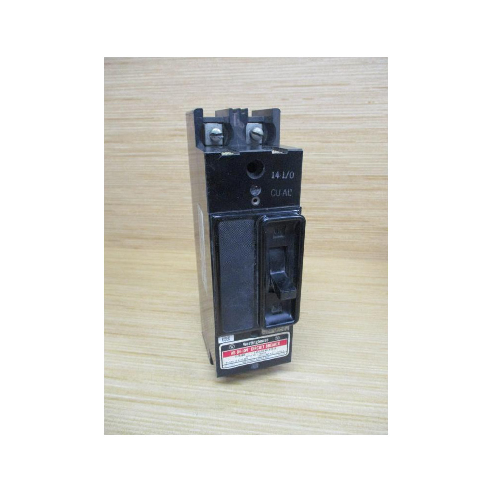 Westinghouse F2020 AB DE-ION Circuit Breaker 20 AMP - Used