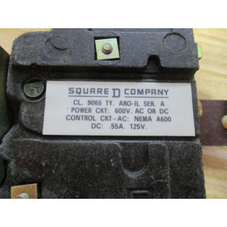 Square D 9065-TY-ARO-IL Overload Relay 9065TYAROIL - New No Box