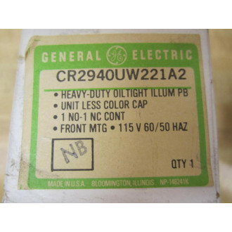 GE General Electric CR2940UW221A2 Push Button