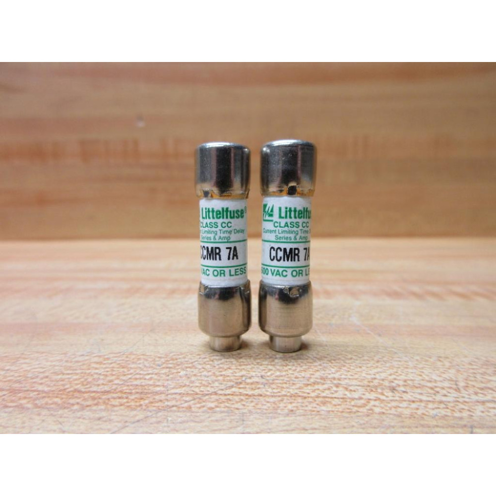 Littelfuse CCMR-7 Fuse Cross Ref 486K48, CCMR007 (Pack of 2) - New No Box
