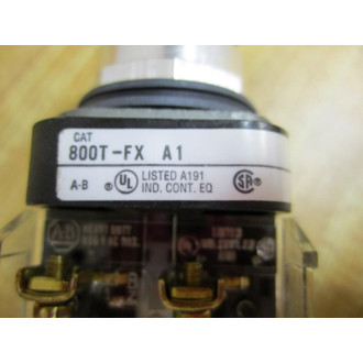 Allen Bradley 800T-FXTA1 Button Black w800T-XD4, 800T-XD1 - New No Box