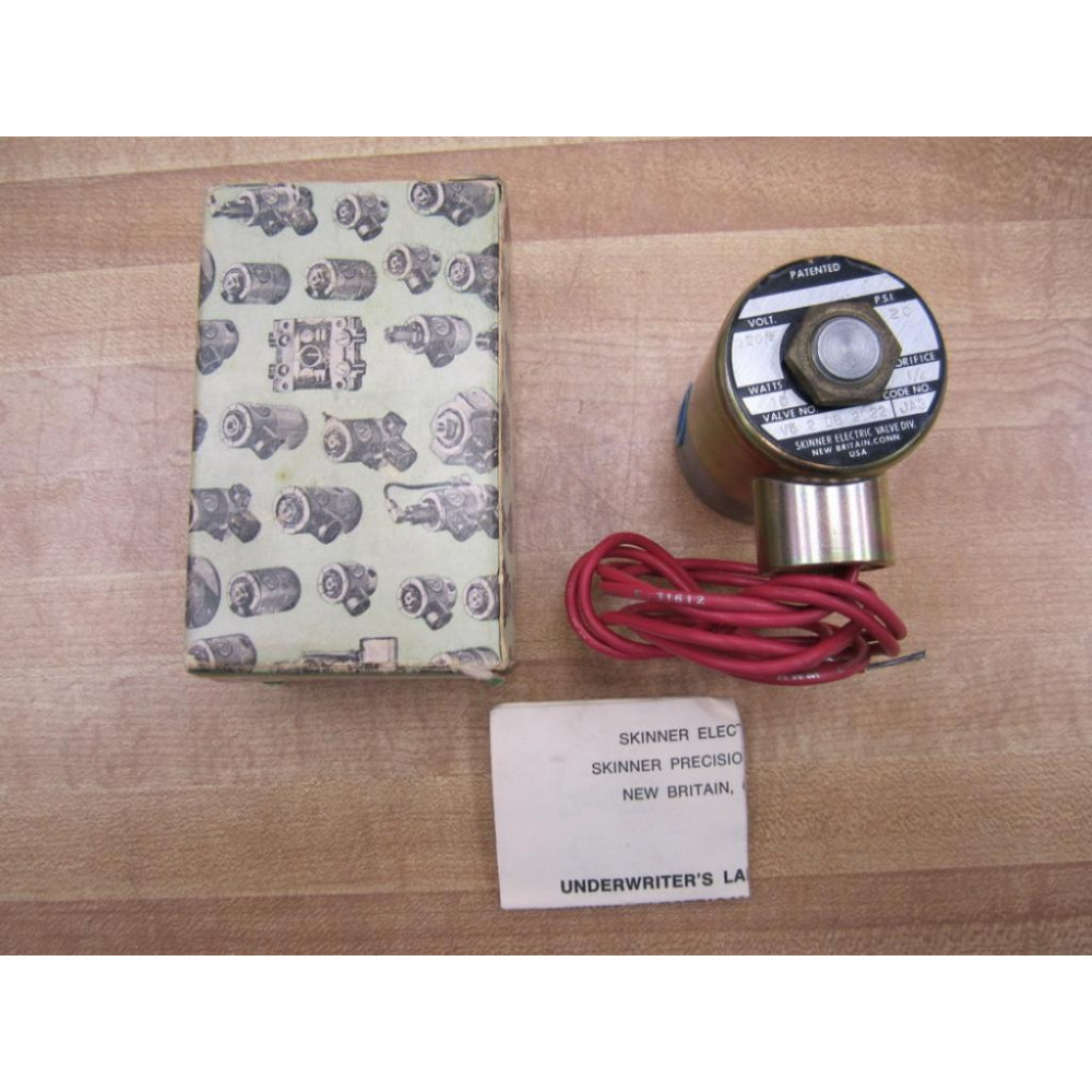 Skinner V5 2 DB 2022 Solenoid Valve V52DB2022 Red Wires