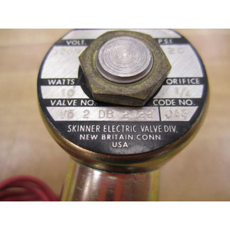 Skinner V5 2 DB 2022 Solenoid Valve V52DB2022 Red Wires