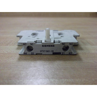 Siemens 3TY7-561-1B Auxiliary Contact 3TY75611B - Used