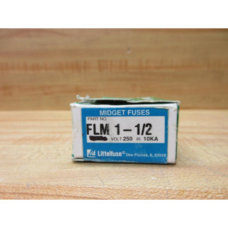 Littelfuse FLM-1-12 Fuse Cross Ref 486H97, FLM01.5 (Pack of 5)