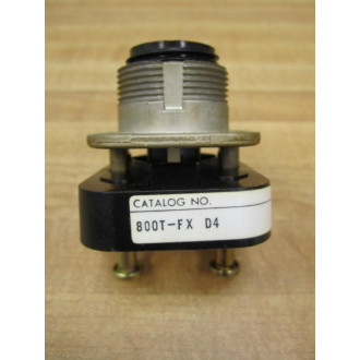 Allen Bradley 800T-FXD4 Push Button 800TFXD4 WO Contacts - Used
