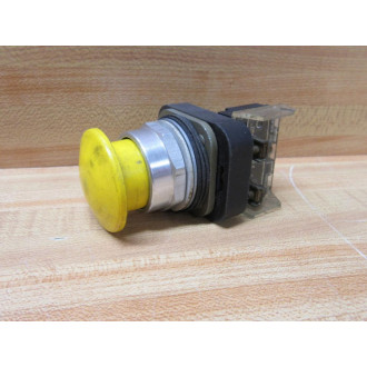 Allen Bradley 800T-FXD4 Push Button 800TFXD4 Yellow w800T-XD4 - Used
