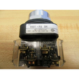 Allen Bradley 800T-FXD4 Push Button 800TFXD4 W800T-XA & 800T-XD4 - Used