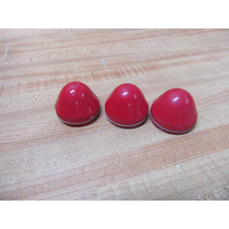 Cutler Hammer 10250TC1 Eaton Plastic Lens Red (Pack of 3) - New No Box