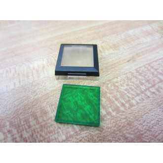 Allen Bradley 800MS-WC Plate Green Series A (Pack of 3)