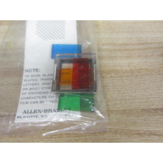 Allen Bradley 800MS-WC Plate R,G,B,O &C (Pack of 2)