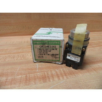 General Electric CR104E1161 GE Mini  Illuminated Pushbutton