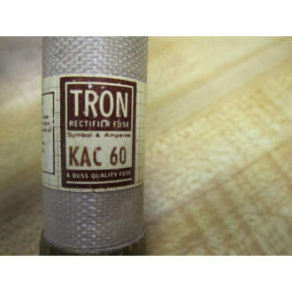 Buss KAC-60 Bussmann Fuse Cross Ref 4TWT1 (Pack of 3) - New No Box