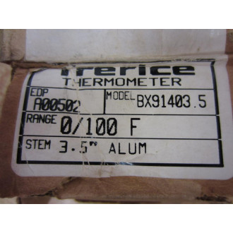 Trerice BX91403.5 BX914035 Thermometer 0-100°F