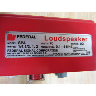 Signal SPA Wall Mounting Loudspeaker - New No Box