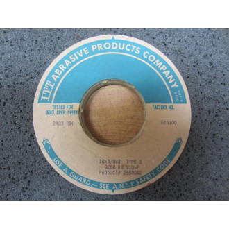 ITT Abrasive GC60 H8 V10-P Grinding Wheel 25580GB - New No Box