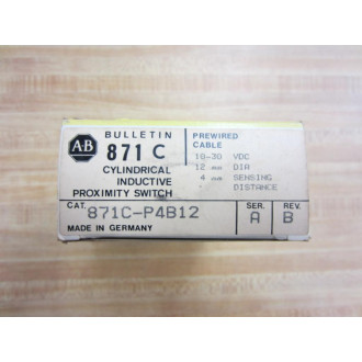 Allen Bradley 871C-P4B12 Proximity Switch 871CP4B12
