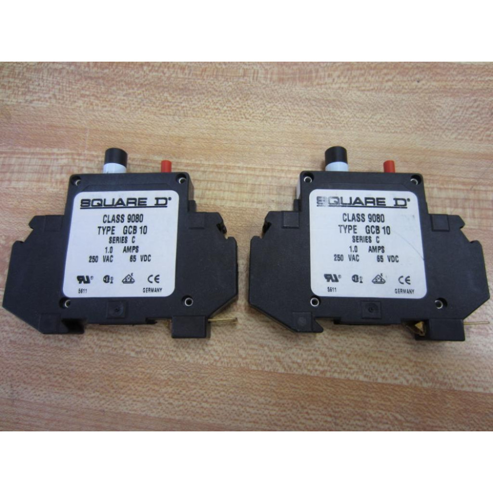 Square D 9080 GCB10 Circuit Breaker 48108 (Pack of 2) - Used