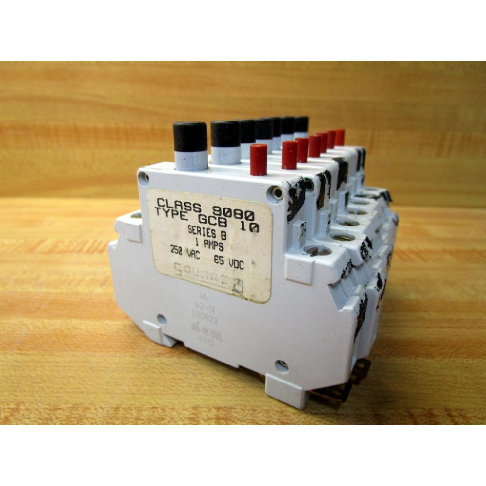 Square D 9080 GCB10 Circuit Breaker 48108 (Pack of 7) - Used