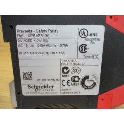 Schneider XPSAF5130 Preventa-Safety Relay - Used