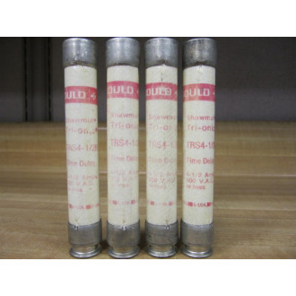 Gould Shawmut Ferraz TRS4-12R Fuse Cross Ref 4YZK2 Tested (Pack of 4) - New No Box
