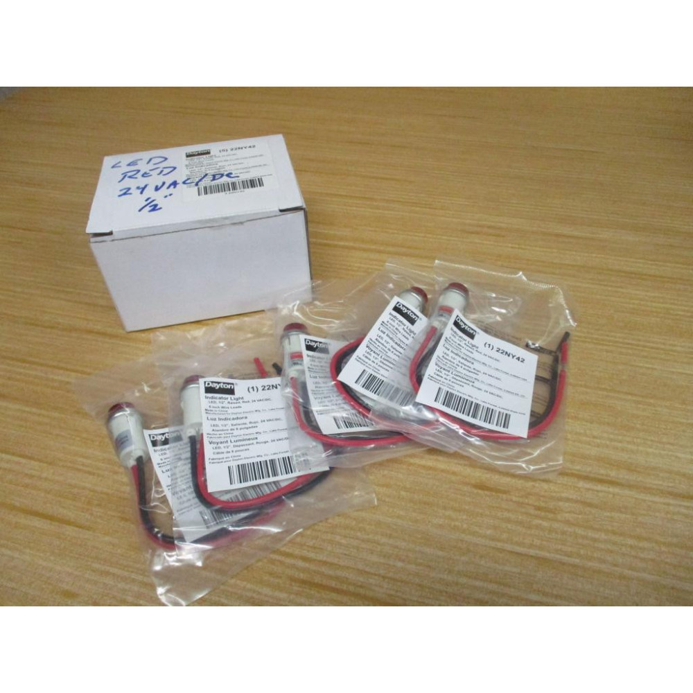 Dayton 22NY42 Indicator Light (Pack of 5)