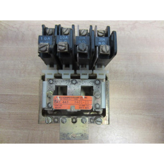 Ward 447-9401-11 Relay Missing Coil Chipped - Used