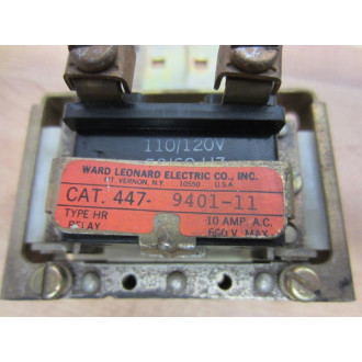 Ward 447-9401-11 Relay Missing Unit Poles - Used