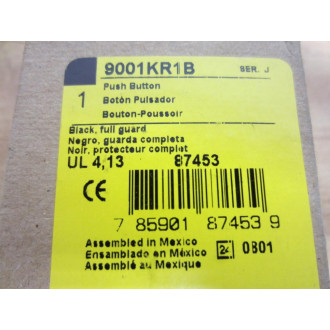 Square D 9001-KR1B Schneider Push Button Operator 9001-KR1 Series J