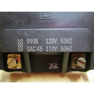 Square D 9998 SAC-45 Coil 9998SAC45 - Used