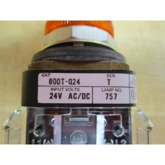 Allen Bradley 800T-Q24A Pilot Light 800TQ24A - New No Box