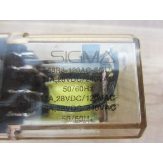 Sigma 68R3-120AC-SCO Relay - Used