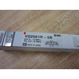 SMC VQ2501R-5B Solenoid Valve VQ2501R5B - Used