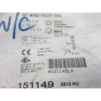 Balluff BES M08ED-PSC25F-S04G Proximity Switch