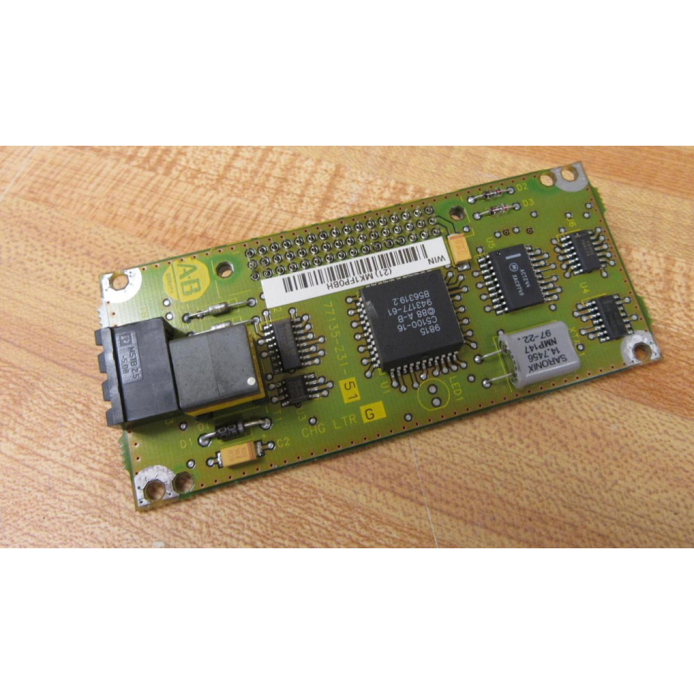 Allen Bradley 77135-231-51 Communication Card 7713523151 CHG LTR G - Used