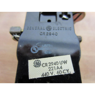 GE General Electric CR2940UW221A4 Pushbutton CR2940 Without Bulb