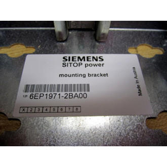 Siemens 6EP1-971-2BA00 Mounting Bracket 6EP19712BA00 Q001E1
