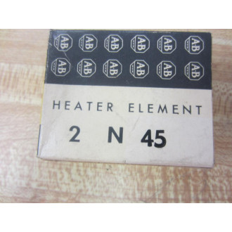 Allen Bradley N 45 Overload Relay Heater Element N45 (Pack of 2)