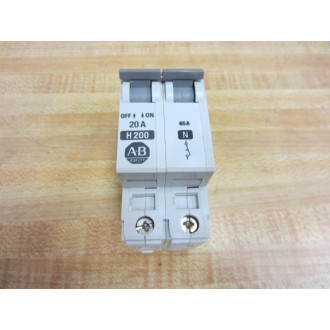 Allen Bradley 1492-CB1H200 Circuit Breaker 2 Pole  1492-CB1H200-N - Used
