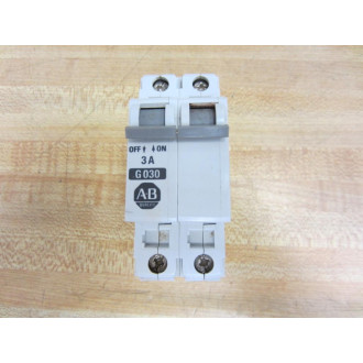 Allen Bradley 1492-CB2 G030 Circuit Breaker 3 Amp Series B - Used