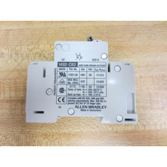 Allen Bradley 1492-CB2 G030 Circuit Breaker 3 Amp Series B - Used